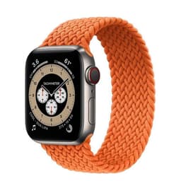Apple Watch Flätat tygarmband 42/44/45mm - Orange-L