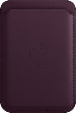 iPhone nahkalompakko MagSafella (tumma kirsikka)