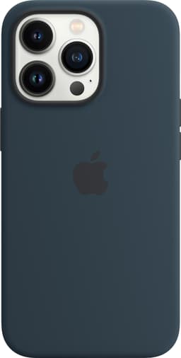 iPhone 13 Pro silikonikuori MagSafella (syvänteensininen)