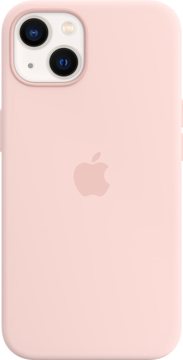 iPhone 13 silikonfodral med MagSafe (chalk pink)
