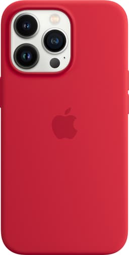 iPhone 13 Pro silikondeksel med MagSafe (rød)