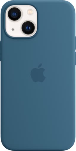 iPhone 13 Mini silikonecover med MagSafe (blue jay)