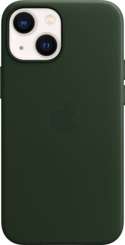 iPhone 13 mini läderfodral med MagSafe (Sequoia Green)
