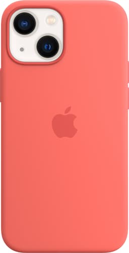iPhone 13 Mini silikondeksel med MagSafe (rosa pomelo)