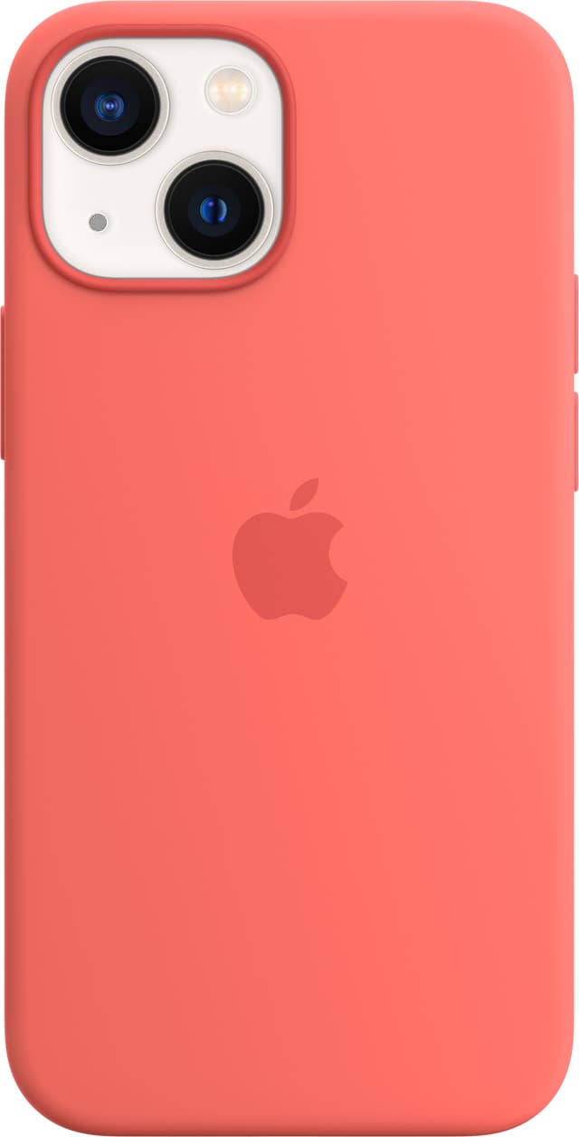 iPhone 13 Mini silikonfodral med MagSafe (pink pomelo)