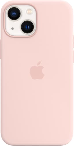 iPhone 13 Mini silikonecover med MagSafe (chalk pink)