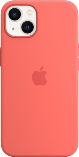 iPhone 13 silikonikuori MagSafella (ruusumanteli)