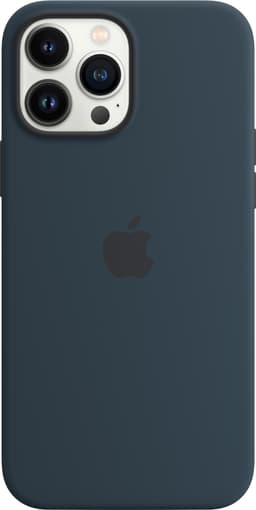 iPhone 13 Pro Max silikondeksel med MagSafe (havdypblå)