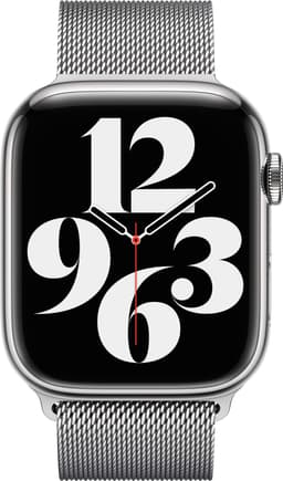 Apple 45 mm milanolaisranneke (hopea)