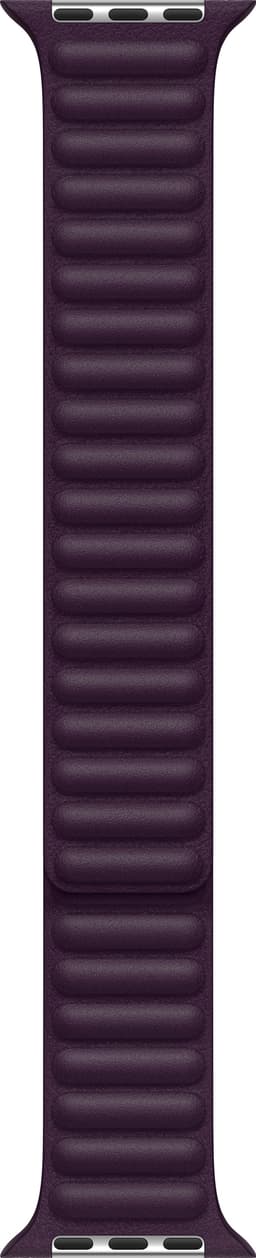 Apple 45 mm Leather Link rem M/L (dark cherry)