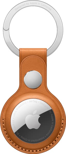 AirTag lædernøglering (Golden Brown)