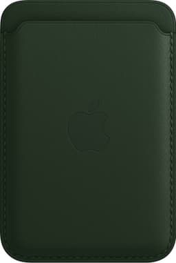 iPhone nahkalompakko MagSafella (havunvihreä)