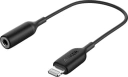 Anker Lightning till 3.5 mm jack Plug Adapter (svart)
