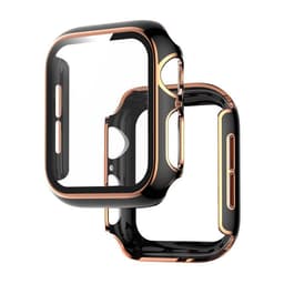 Apple Watch 4/5/6 42 mm fuldt dækningsetui, guld / sort