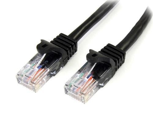 StarTech.com 45PAT5MBK, 5 m, Cat5e, U/UTP (UTP), RJ-45, RJ-45