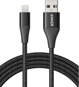 Anker PowerLine+ II USB-A til LTG kabel 1,8m (sort)