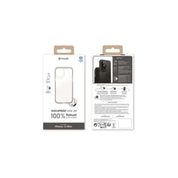 Muvit Recycletek Shockproof 2M Soft Case Transparent Apple iPhone 12 Mini