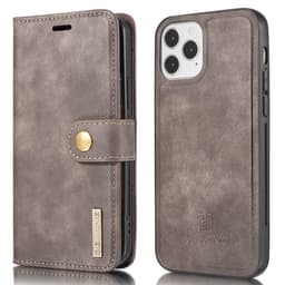DG.MING til iPhone 13 Pro stilfuld tegnebog taske - kaffe