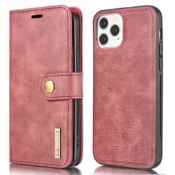 DG.MING iPhone 13 Mini Tyylikäs Lompakkokotelo - Punainen