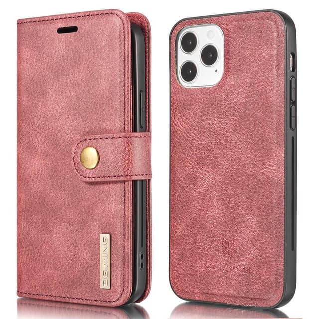DG.MING iPhone 13 Mini Tyylikäs Lompakkokotelo - Punainen
