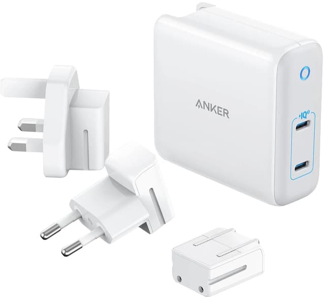 Anker PowerPort III 2-Port 60W USB-C lader (hvit)