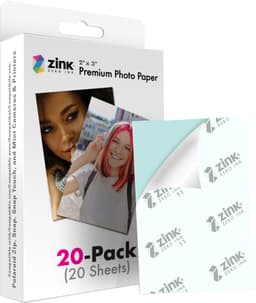 Polaroid ZINK Zero-Ink fotopapir 2” x 3” (20-pk.)