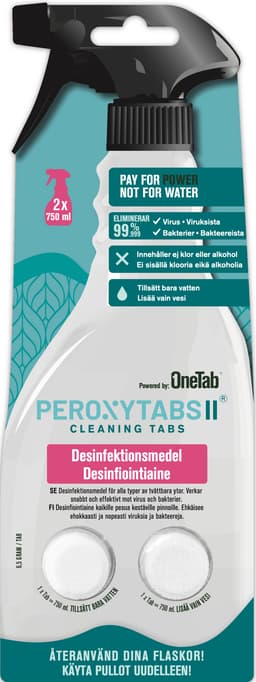 OneTab pesuainetabletti PEROXYTABII62