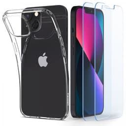 Spigen iPhone 13 Mini Cover Skærmbeskytter Crystal Pack Crystal Clear