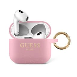 Guess AirPods 3 Kuori Printed Logo Vaaleanpunainen