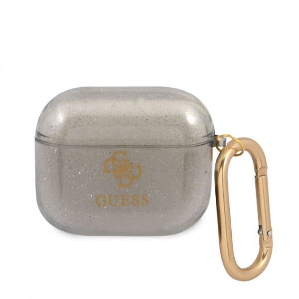 Guess AirPods 3 Skal Glitter Case Svart