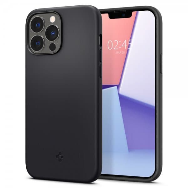 Spigen iPhone 13 Pro Cover Silicone Fit Sort