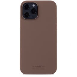 holdit iPhone 12/iPhone 12 Pro Kuori Silikonii Dark Brown