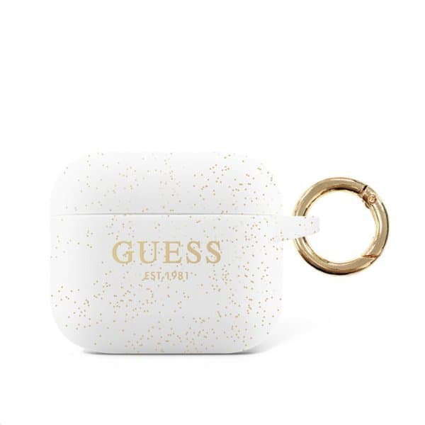 Guess AirPods 3 Skal Printed Logo Vit