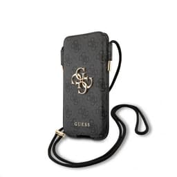 Guess Pouch Script Logo Small/Medium Harmaa