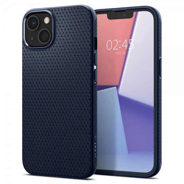 Spigen iPhone 13 Cover Liquid Air Navy Blue