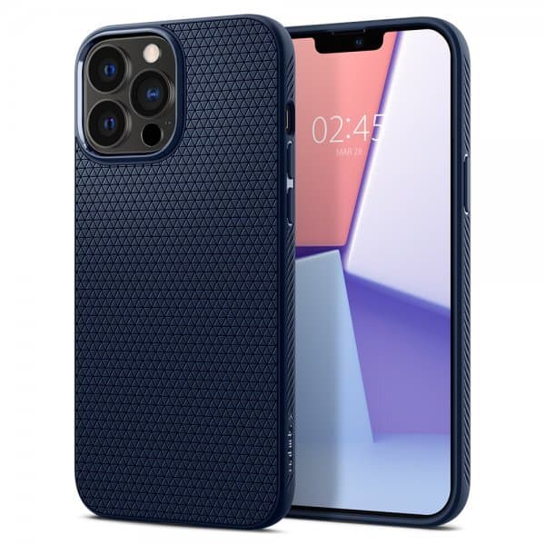 Spigen iPhone 13 Pro Cover Liquid Air Navy Blue