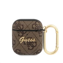 Guess AirPods (1/2) Cover 4G Script Brun