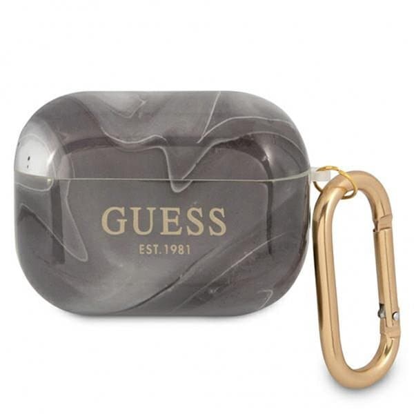 Guess AirPods Pro Skal Shiny Marble Svart