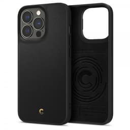 iPhone 13 Pro Kuori Leather Brick Musta
