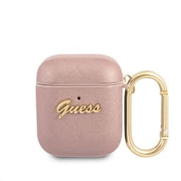 Guess AirPods (1/2) Skal Saffiano Rosa