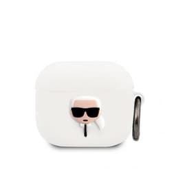Karl Lagerfeld AirPods 3 Kuori Iconic Karl Valkoinen