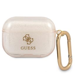 Guess AirPods Pro Cover Glitter Case Guld