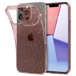 Spigen iPhone 13 Pro Skal Liquid Crystal Glitter Rose Quartz