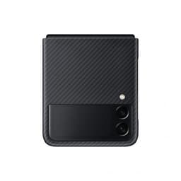 Samsung Original Galaxy Z Flip 3 Kuori Aramid Cover Musta