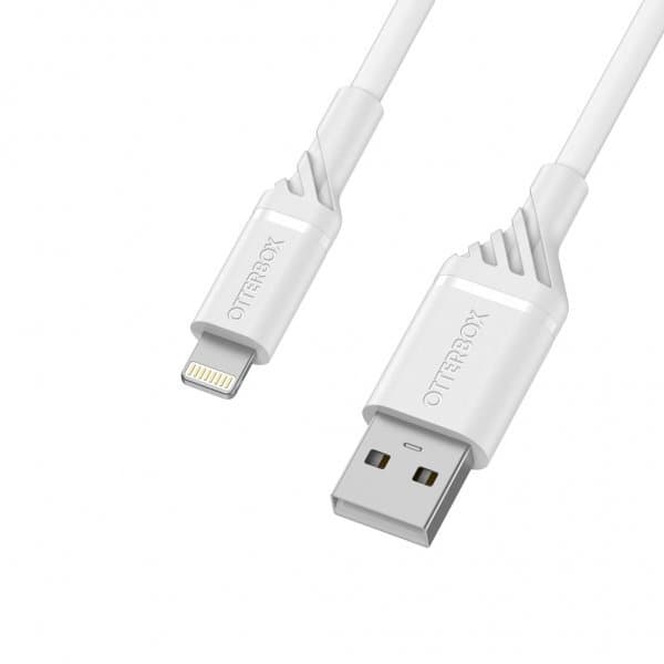 Kabel USB-A/Lightning 2 m Hvid