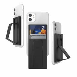 Clckr Stand & Grip Wallet Musta