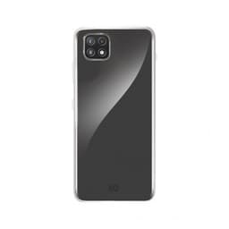 XQISIT Samsung Galaxy A22 5G Kuori Flex Case Läpinäkyvä Kirkas
