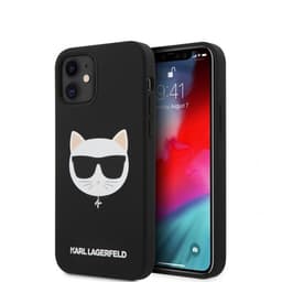Karl Lagerfeld iPhone 12 Mini Kuori Choupette Musta