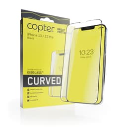 Copter Exoglass Kaareva Kehys iPhone 13/13 Pro - Musta Täysliima