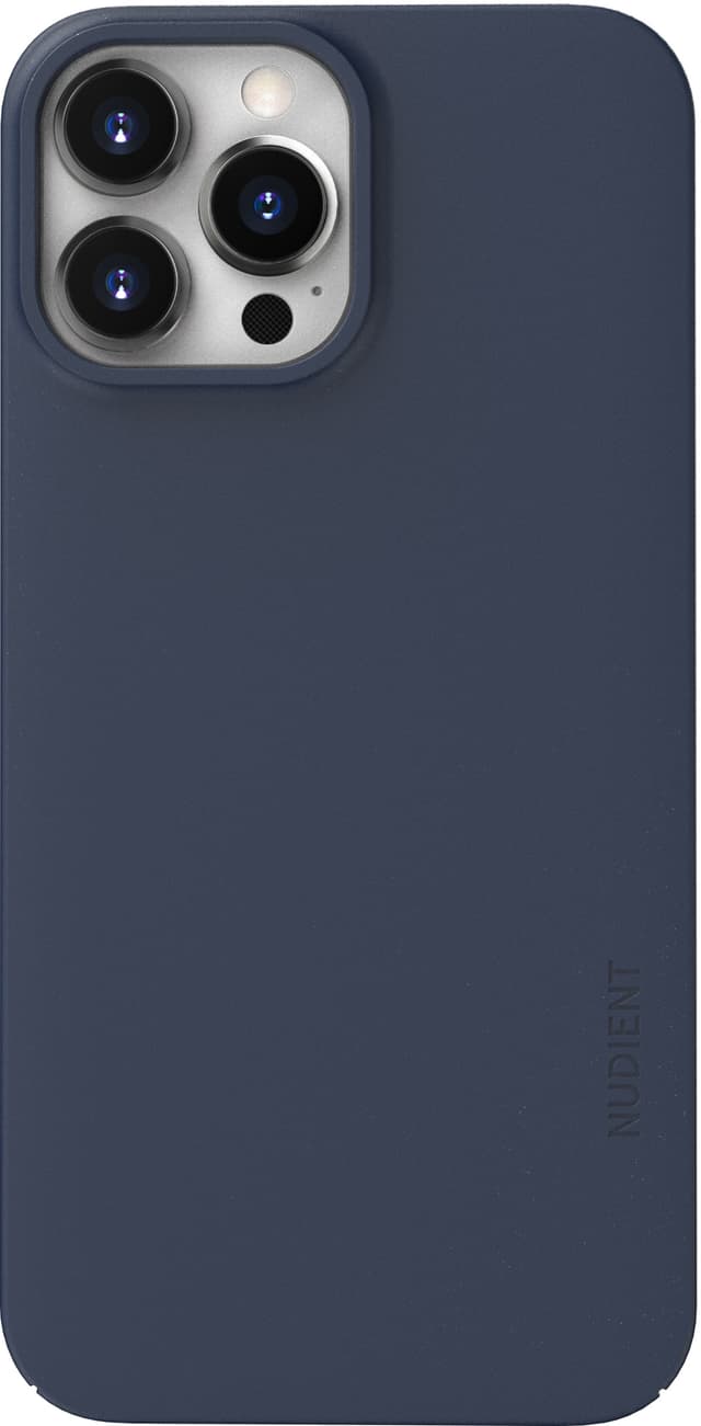Nudient Thin v3 iPhone 13 Pro Max fodral (blått)